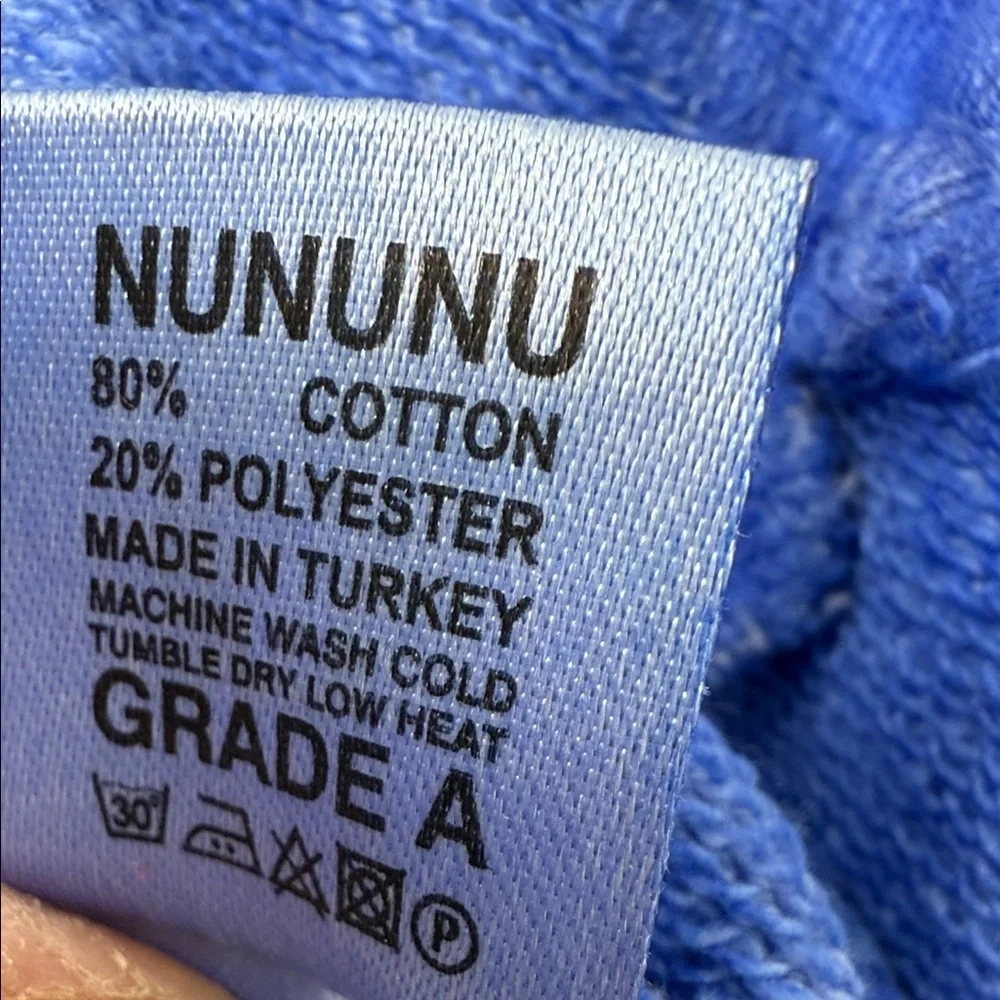 Nununu Kids Blue Short Sleeve Tee Size 4-5Y Boys